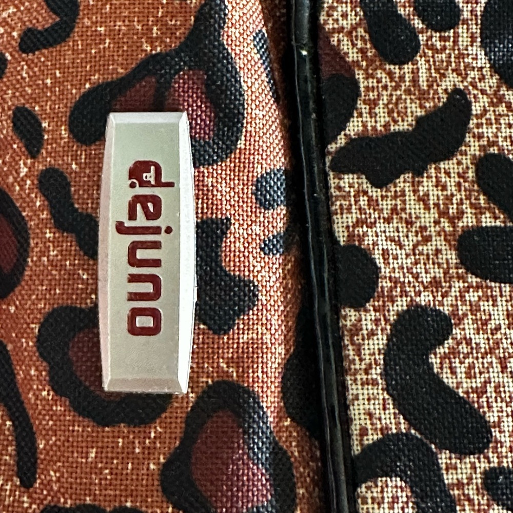 DEJUNO Large Cheetah Stripes Carry On Travel Bag Suitcase - Picture 5 of 16